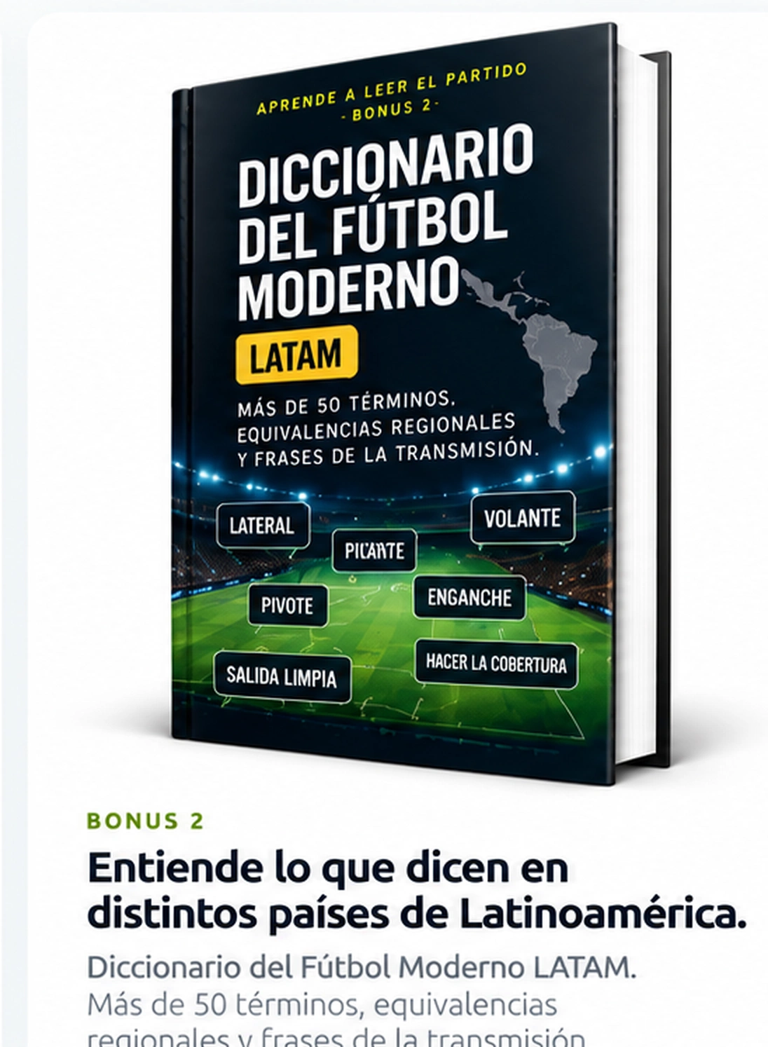 Bonus 2: Diccionario del Fútbol Moderno LATAM